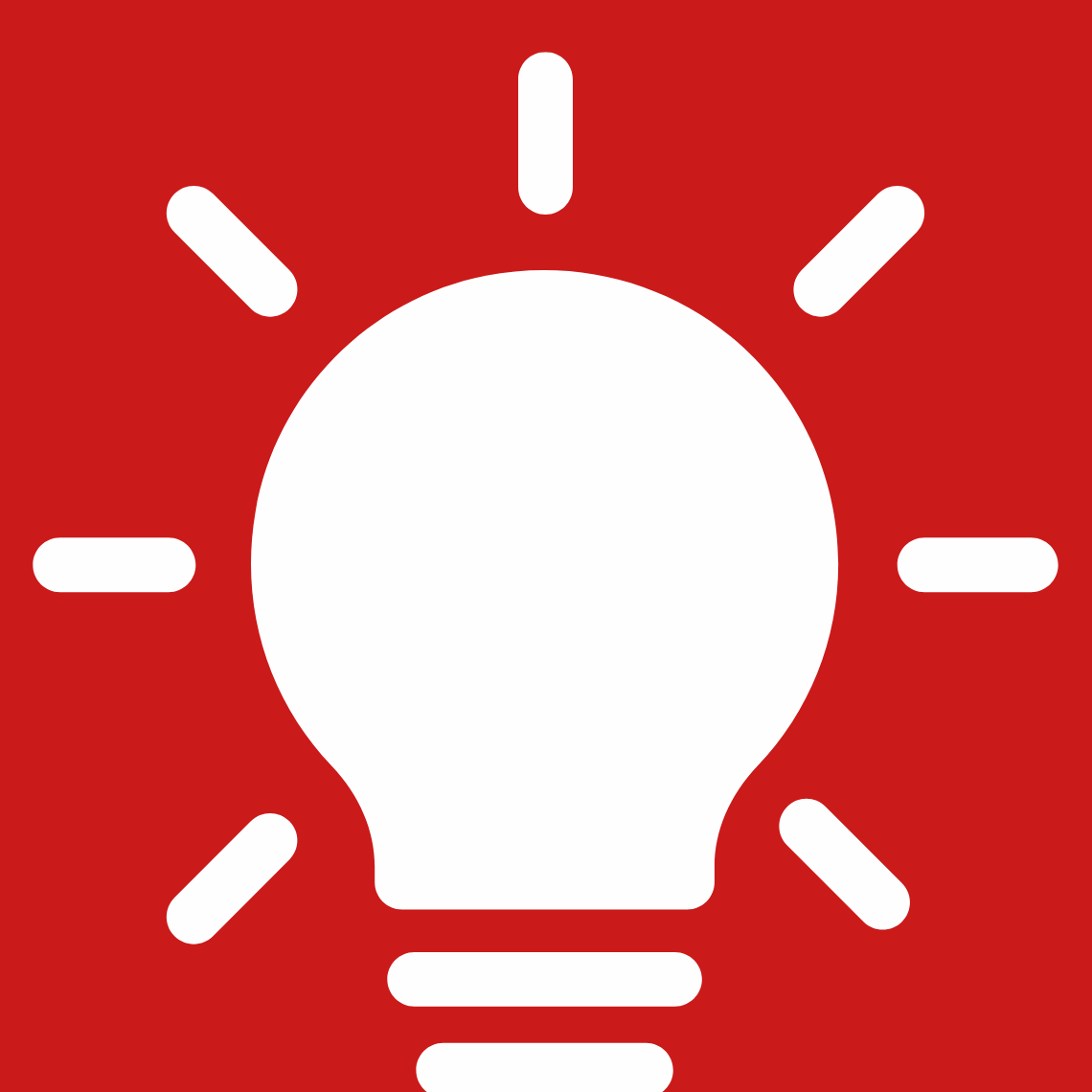 Real results — lightbulb icon
